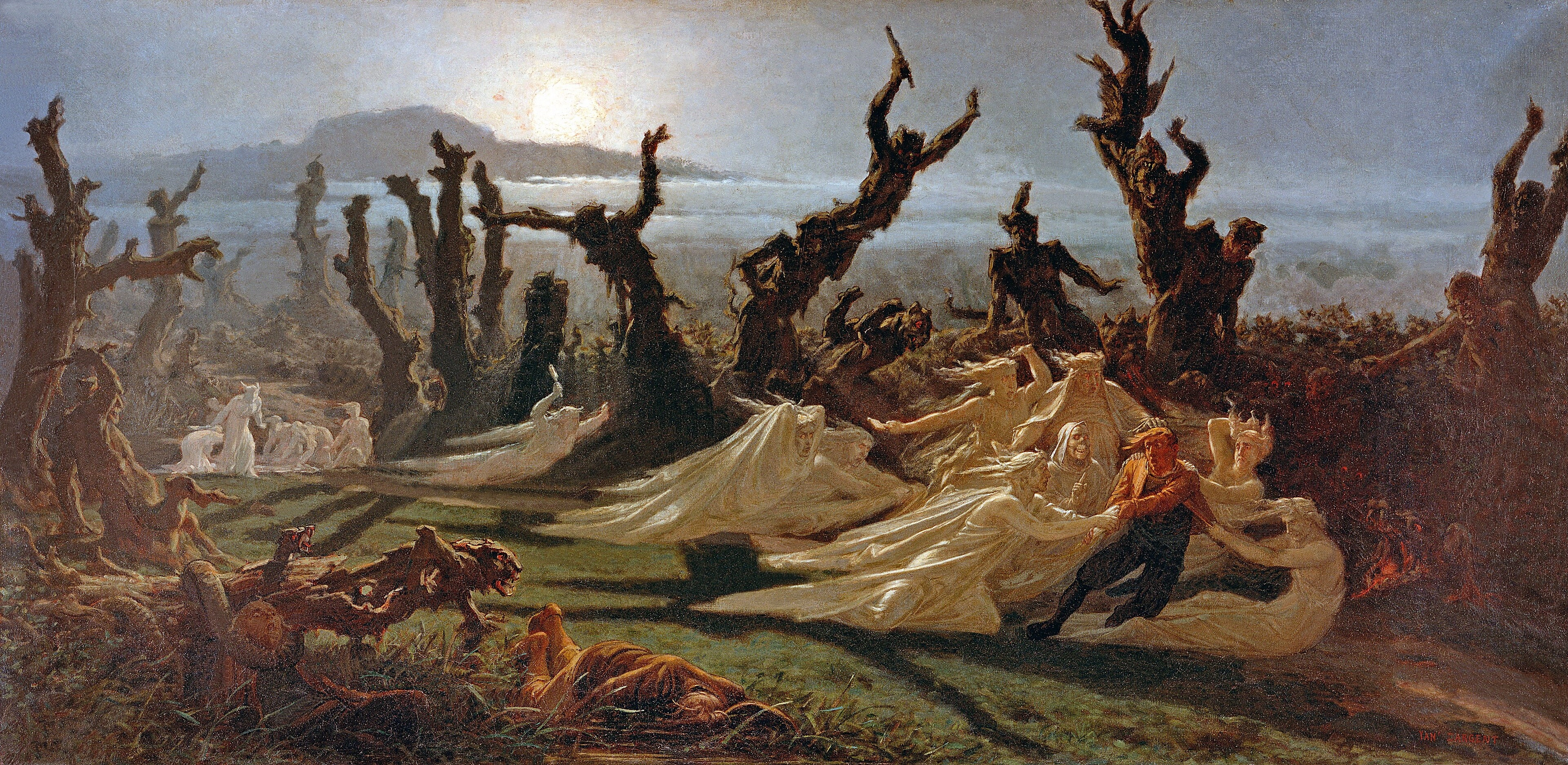 Yan' Dargent - Les Lavandières de la nuit, 1888