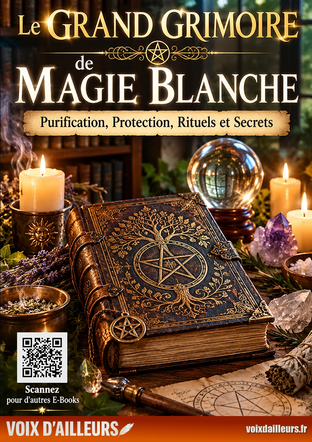 Première de couverture du Grand Grimoire de Magie Blanche