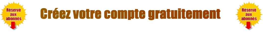 creez votre compte gratuitement