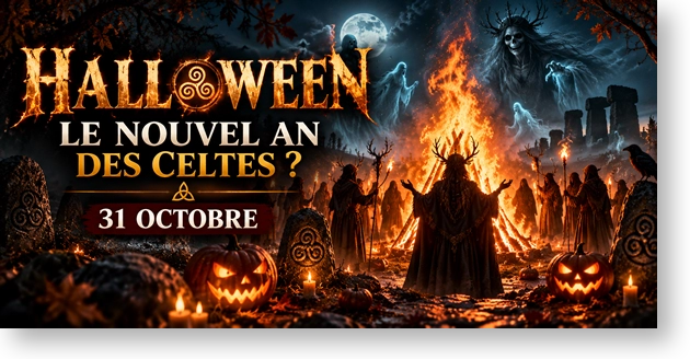 Halloween et Samain le 31 octobre : un feu de fête dans la nuit et les origines celtiques d’Halloween