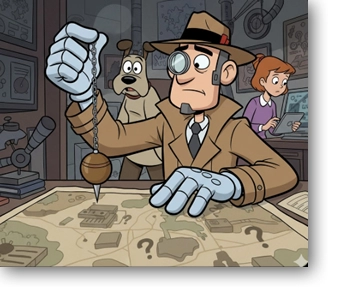 inspecteur gadget radiesthesiie