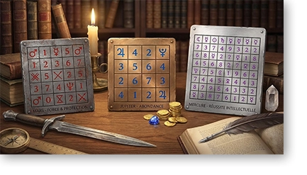 kameas carres magiques article