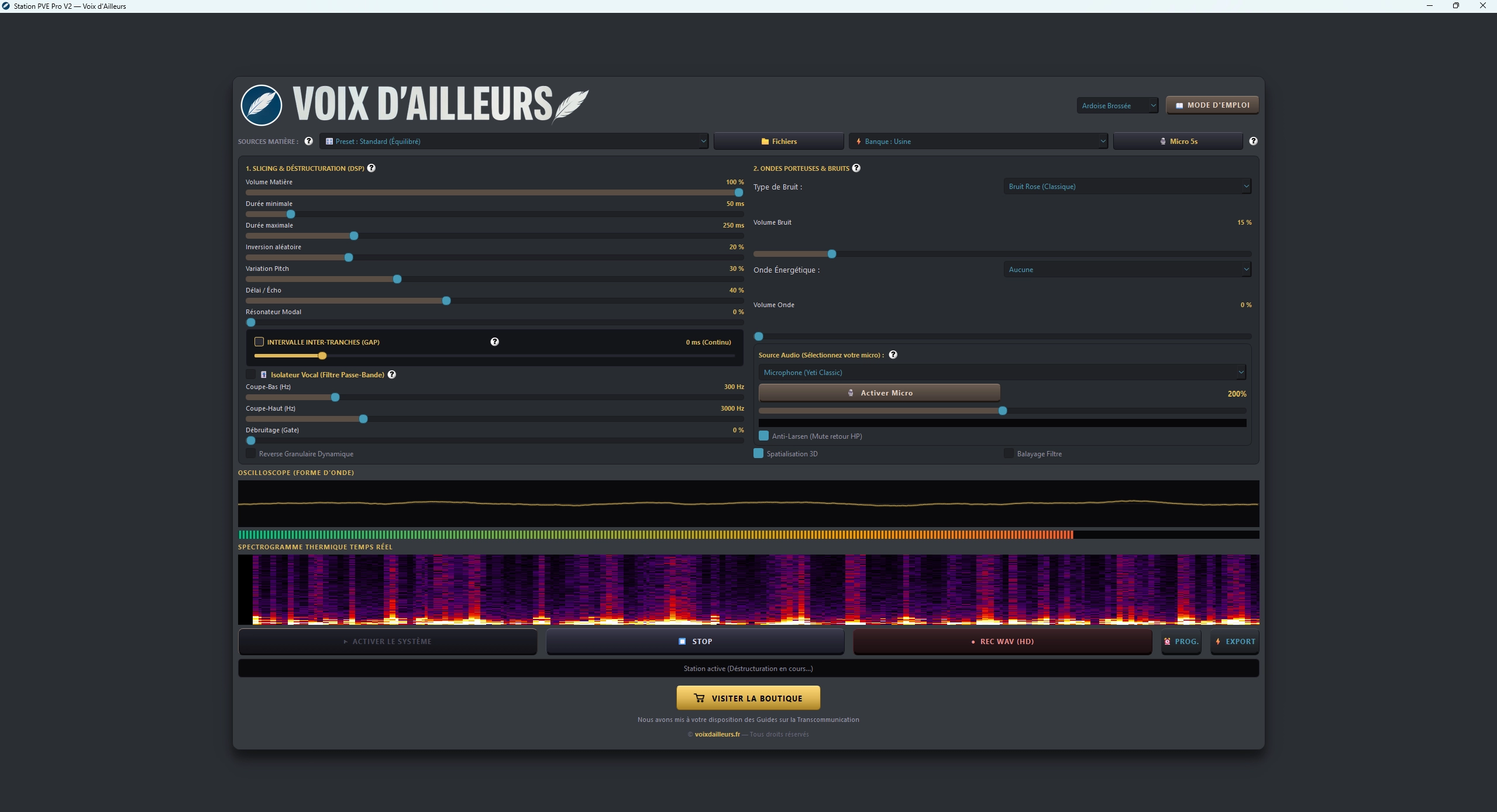 Cliquez pour agrandir station pve pro v2 capture